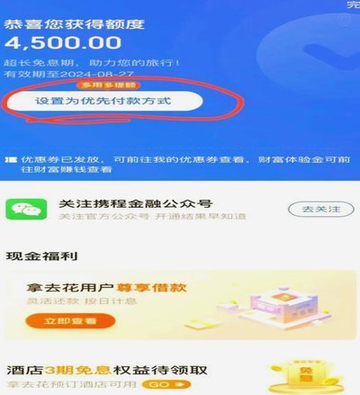 携程拿去花还不了款怎么回事